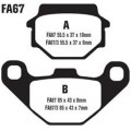 EBC Brakes Double-H Sintered Superbike Brake Pads Rear - FA67R